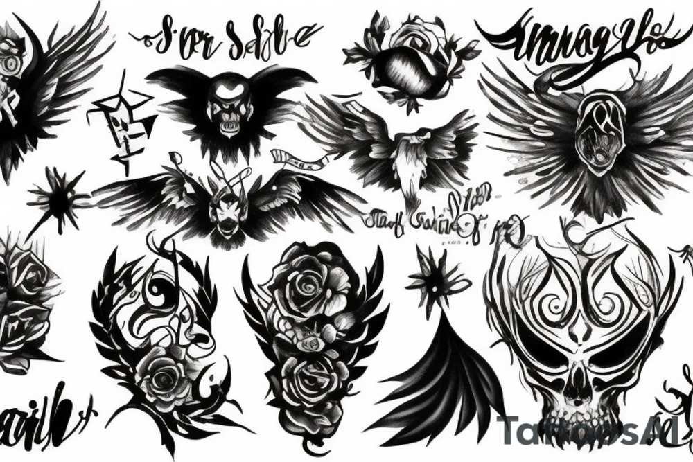 The spirit carries on tattoo idea