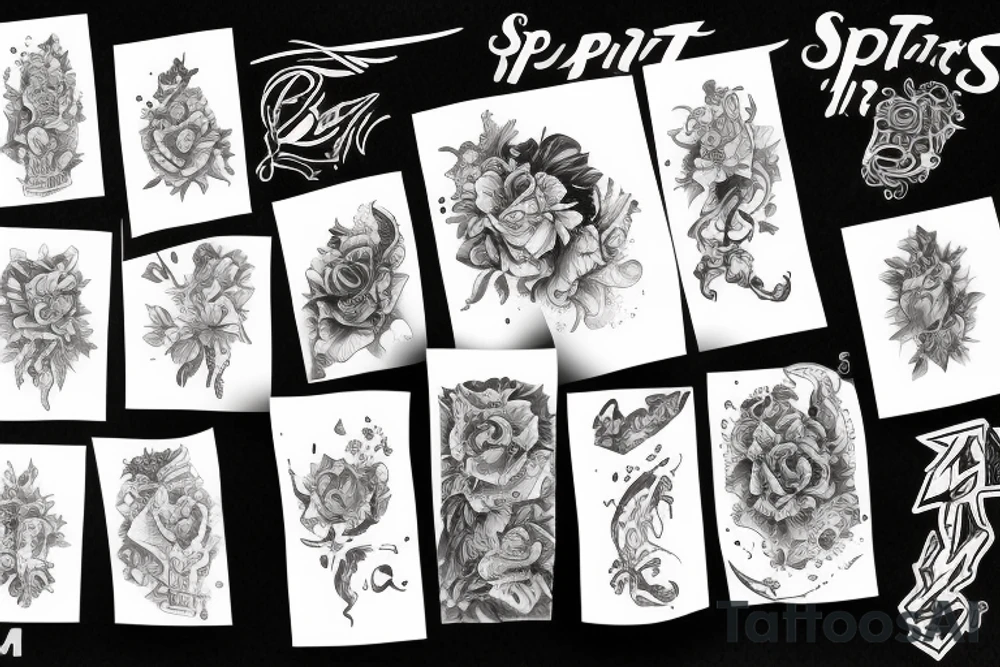 The spirit carries on tattoo idea