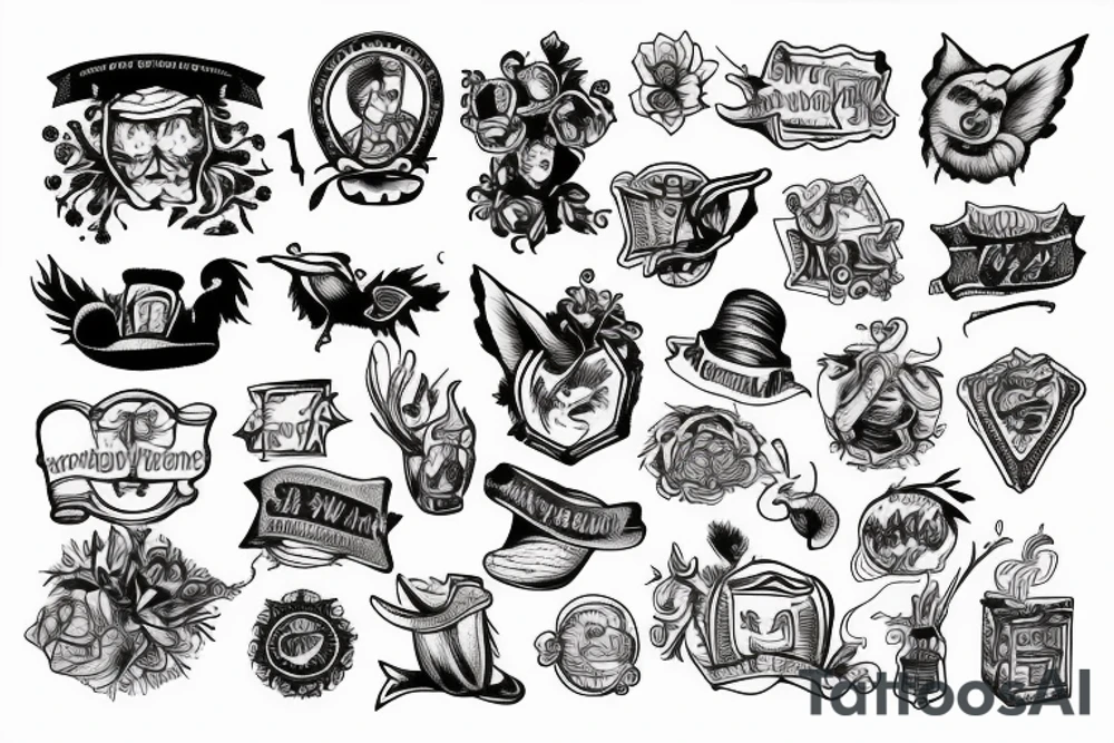 hogwart express small tattoo idea