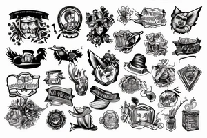 hogwart express small tattoo idea