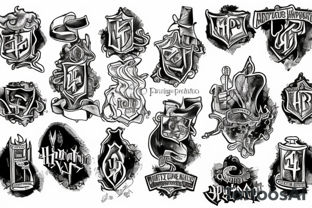 harry potter hogwarts express tattoo idea