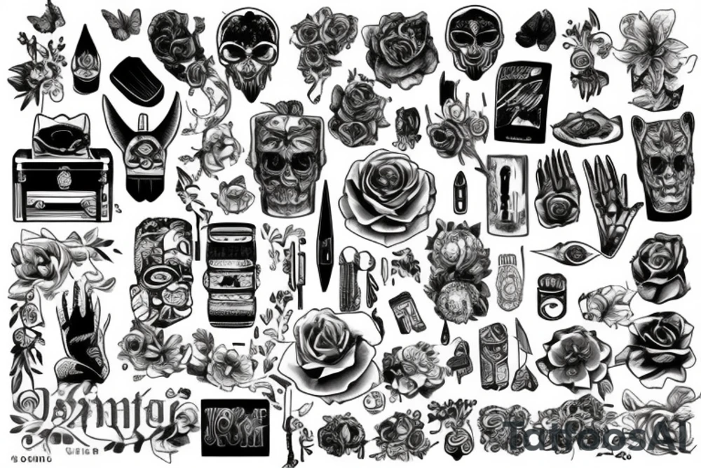 Вид из салона авто tattoo idea