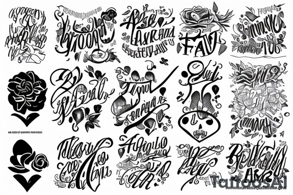 Amor Fati tattoo idea