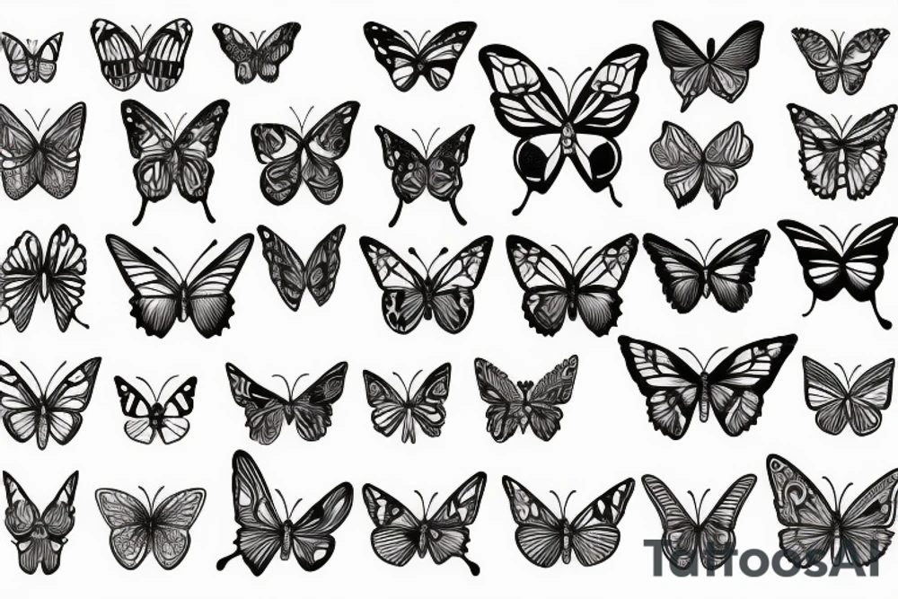 Butterfly tattoo idea