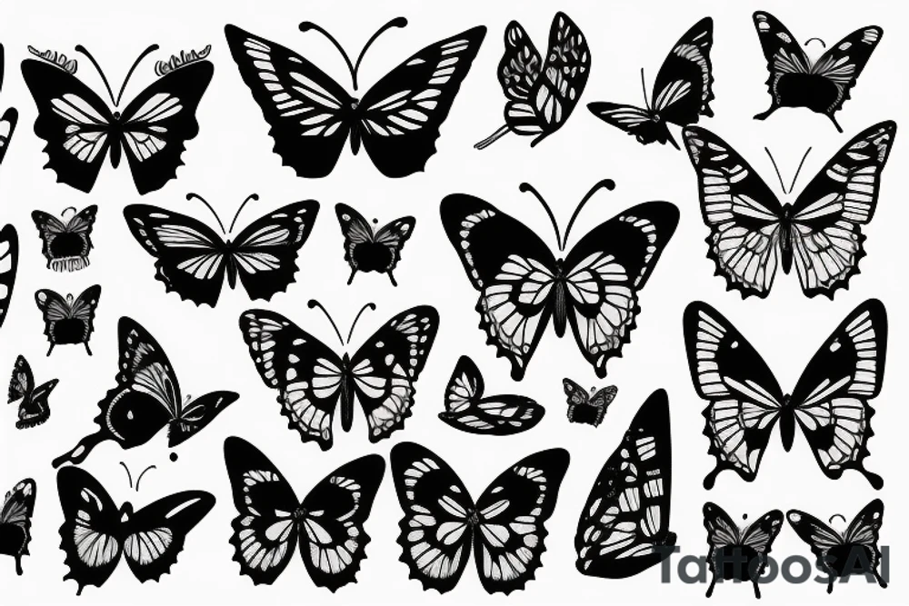 Butterfly tattoo idea