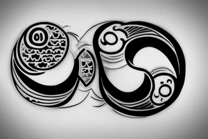 Yin Yang symbol that signifies winning over my shadow self and victory tattoo idea