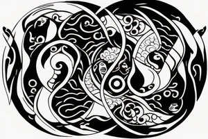 Yin Yang symbol that signifies winning over my shadow self and victory tattoo idea