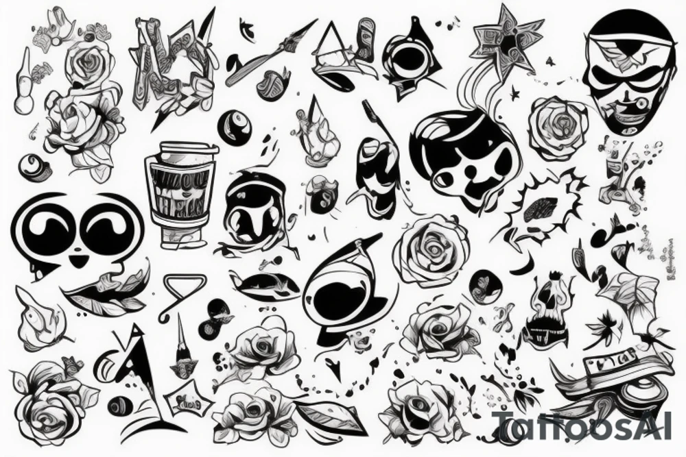 Алиса в стране чудес tattoo idea