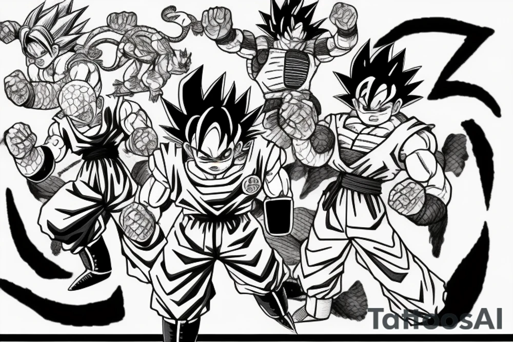Dragon Ball tattoo idea