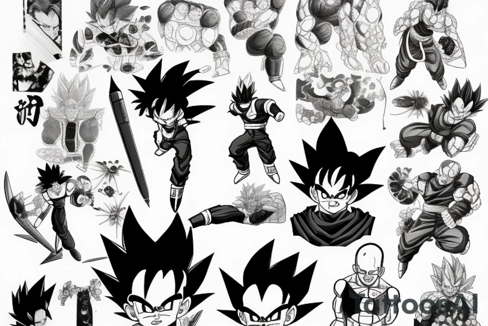 Dragon Ball tattoo idea