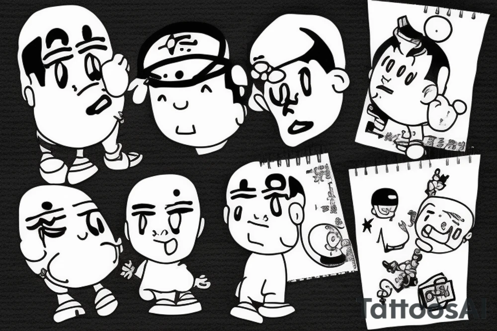 Crayon Shin Chan tattoo idea