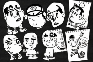 Crayon Shin Chan tattoo idea