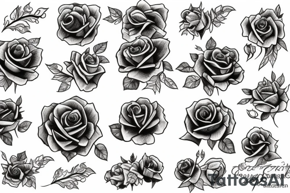 caspian rose, one count tattoo idea