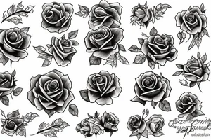 caspian rose, one count tattoo idea
