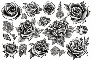 caspian rose, one count tattoo idea