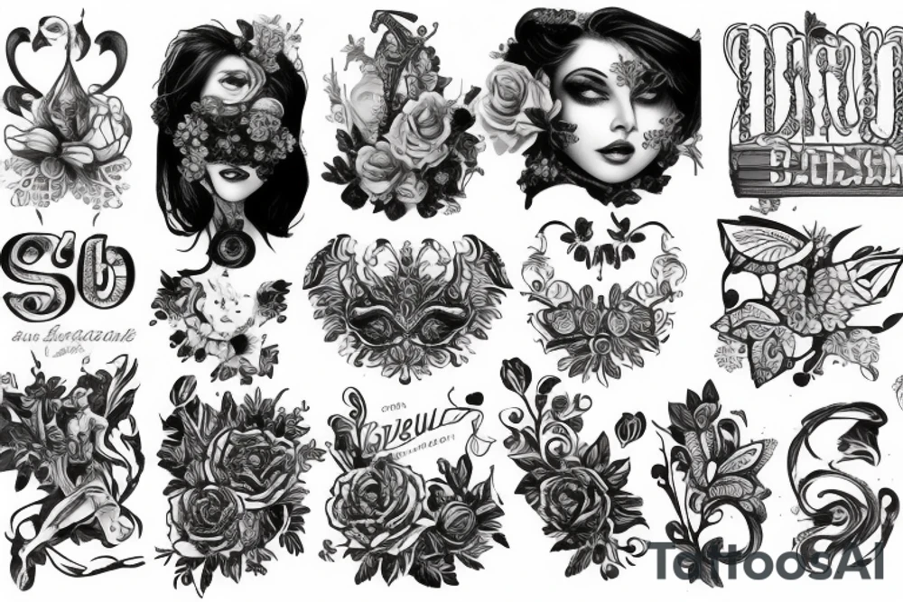 Вселенная бесконечна tattoo idea