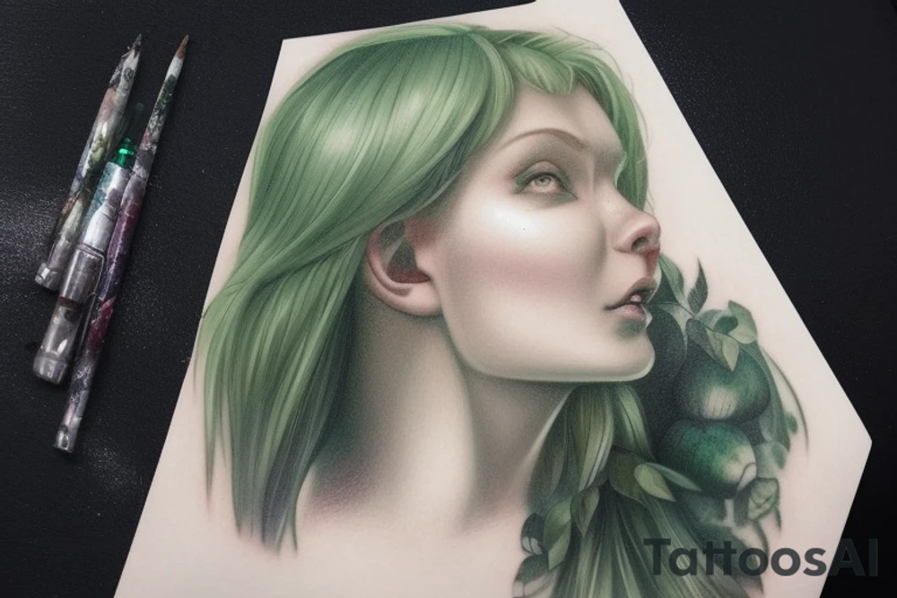 a strong man in green flannel shirt, inspired by Charlie Bowater, detailed painting 4 k, illustration,  by valentina remenar, art of a landscape, ultra realistic illustration, by lois van rossdraws, detailed illustration, highres, by stålenhag, by liliana vess tattoo idea
