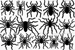 Black spider oldschool tattoo idea