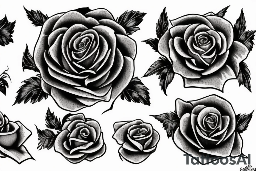 spider, rose, on the chest tattoo idea