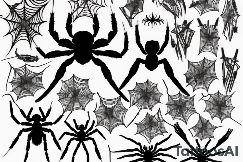 Spider, on the chest tattoo idea