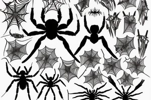 Spider, on the chest tattoo idea