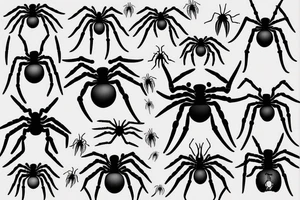 Spider, on the right chest tattoo idea