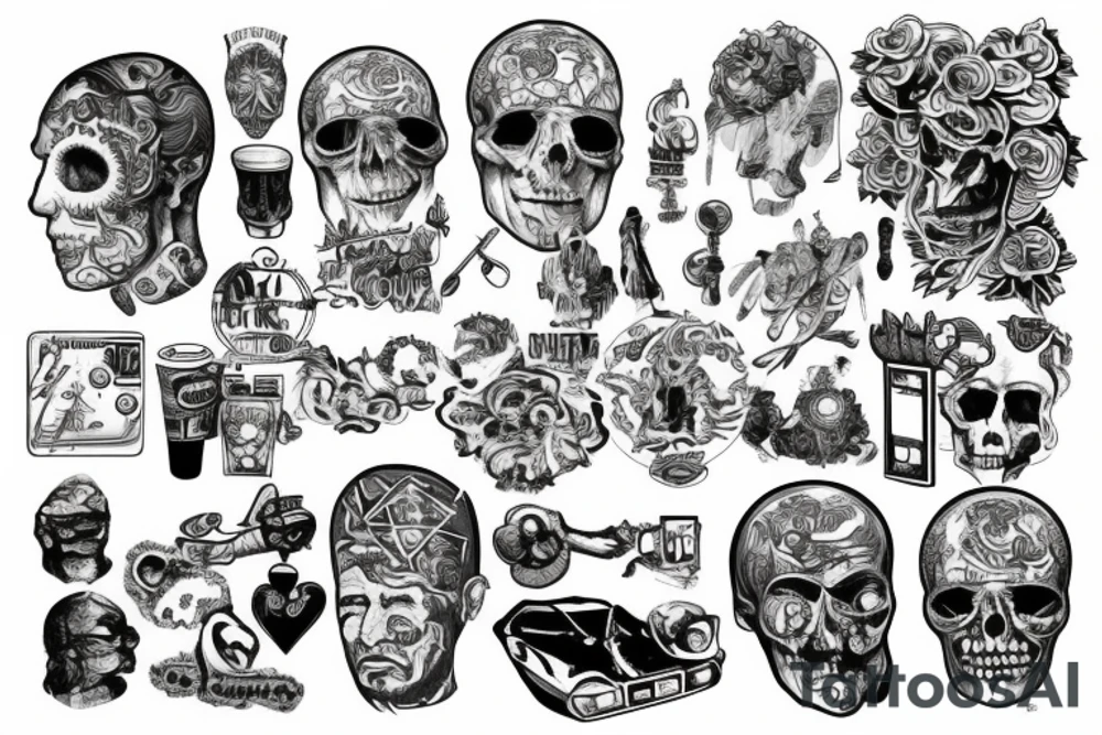 Russian underground, criminal tattoo idea