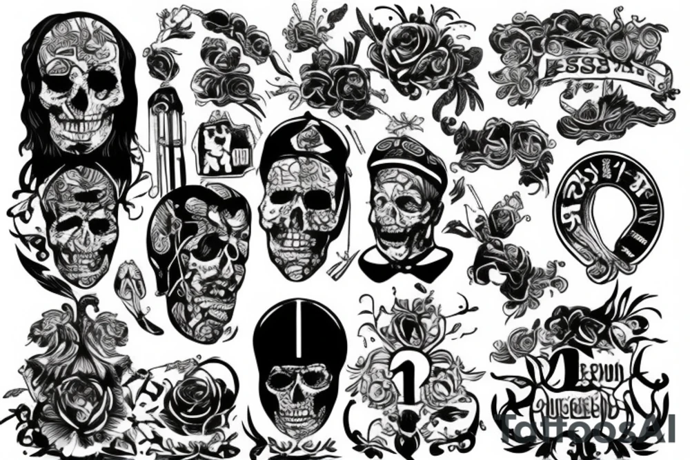 Russian underground, criminal tattoo idea
