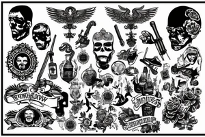 Russian underground, criminal tattoo idea