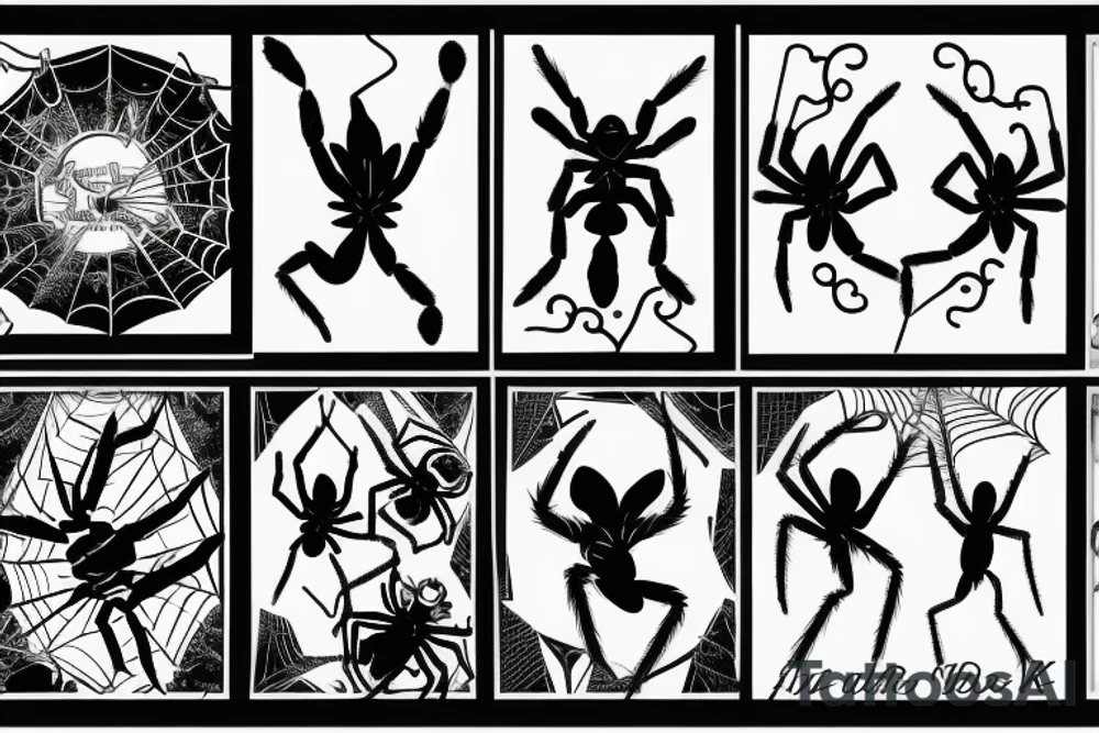 Spider Criminal 4k tattoo idea