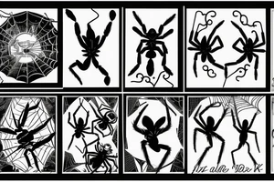 Spider Criminal 4k tattoo idea