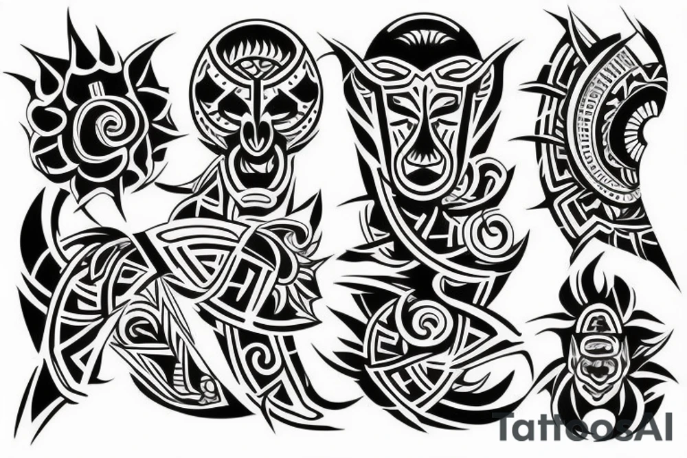 neo tribal tattoo idea