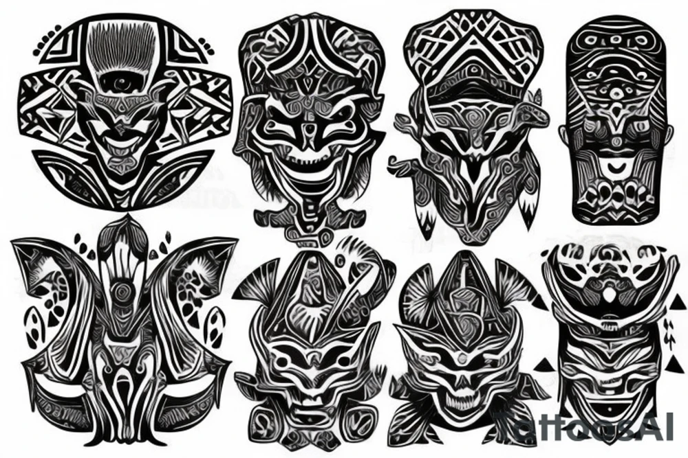 neo tribal tattoo idea