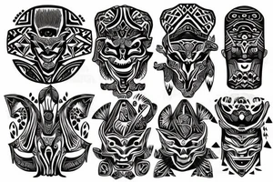 neo tribal tattoo idea