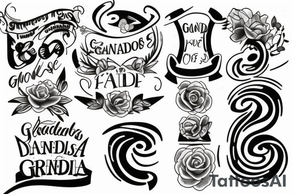 grandparents minimalist ideas tattoo idea