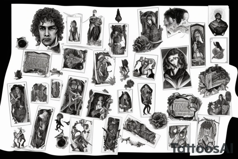 Iconic scenes from the book tattoo idea