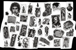 Iconic scenes from the book tattoo idea