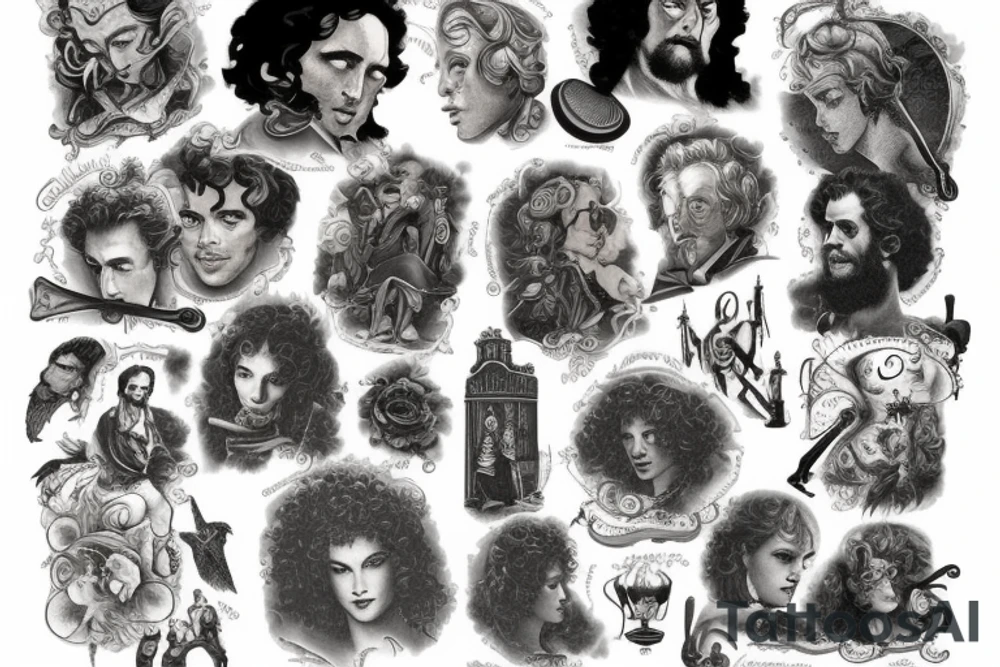 Iconic scenes from the book tattoo idea