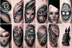 Wanderer through the fog tattoo idea