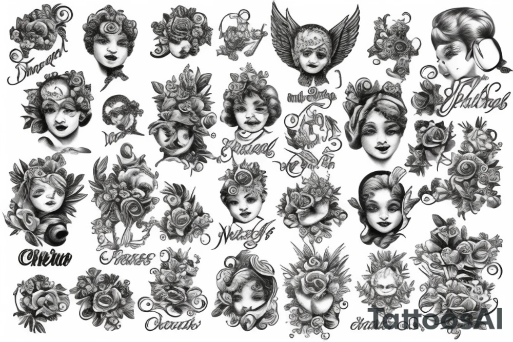cherub tattoo idea