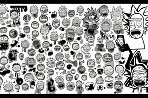 Rick and Morty tattoo idea