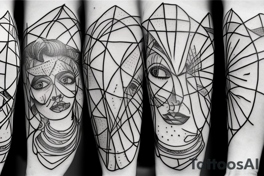 Lines tattoo idea
