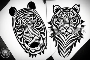 Malaysian Tiger tattoo idea