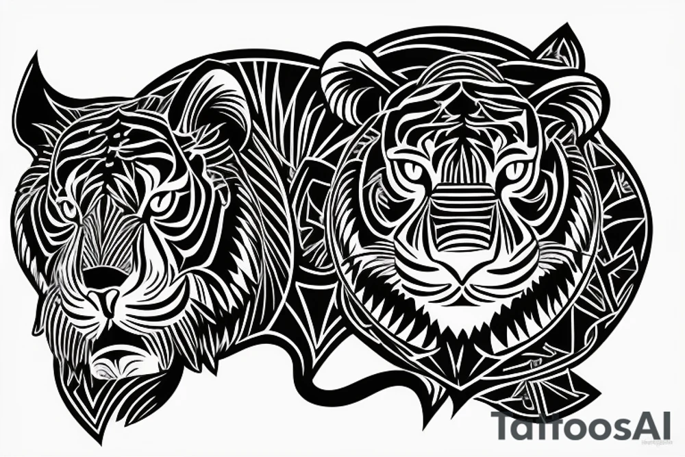 Malaysian Tiger tattoo idea