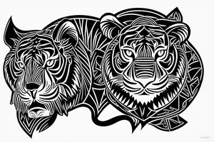 Malaysian Tiger tattoo idea