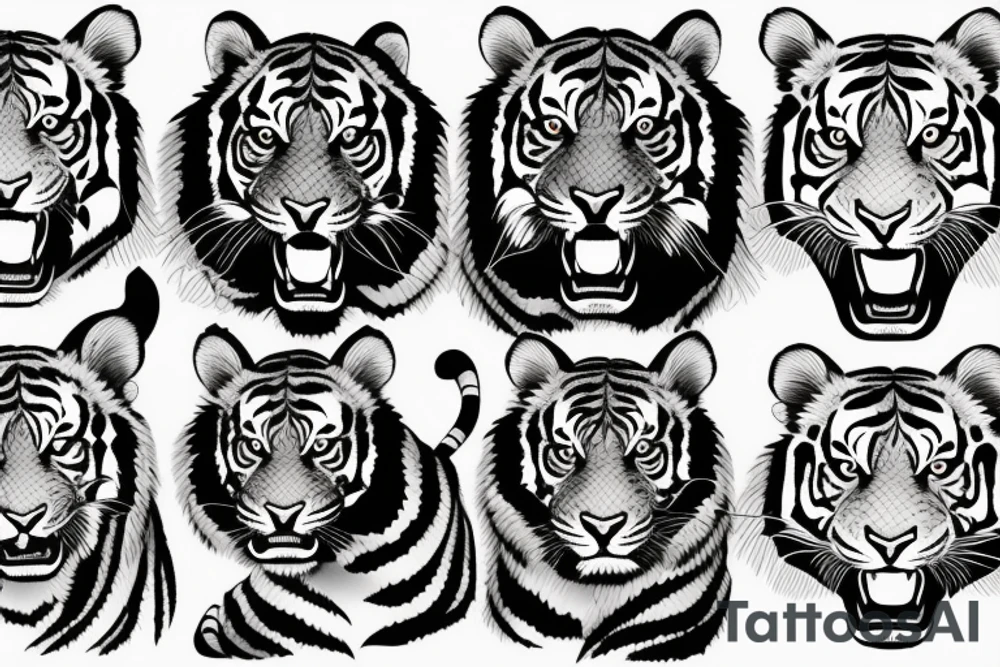 Malaysian Tiger tattoo idea