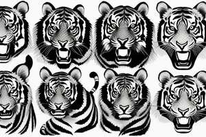 Malaysian Tiger tattoo idea