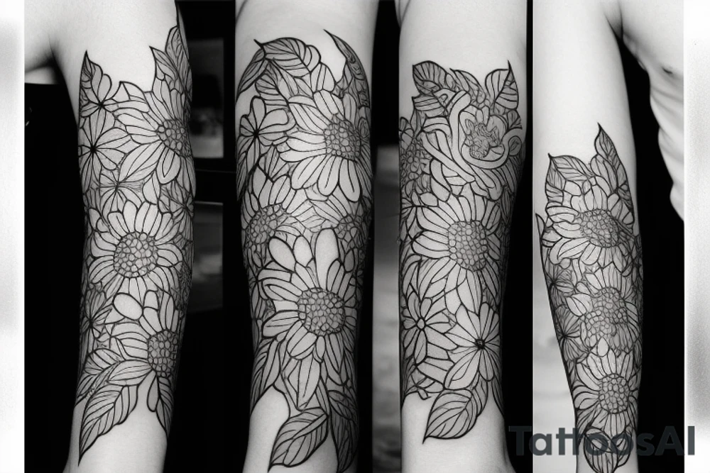 flower tattoo idea