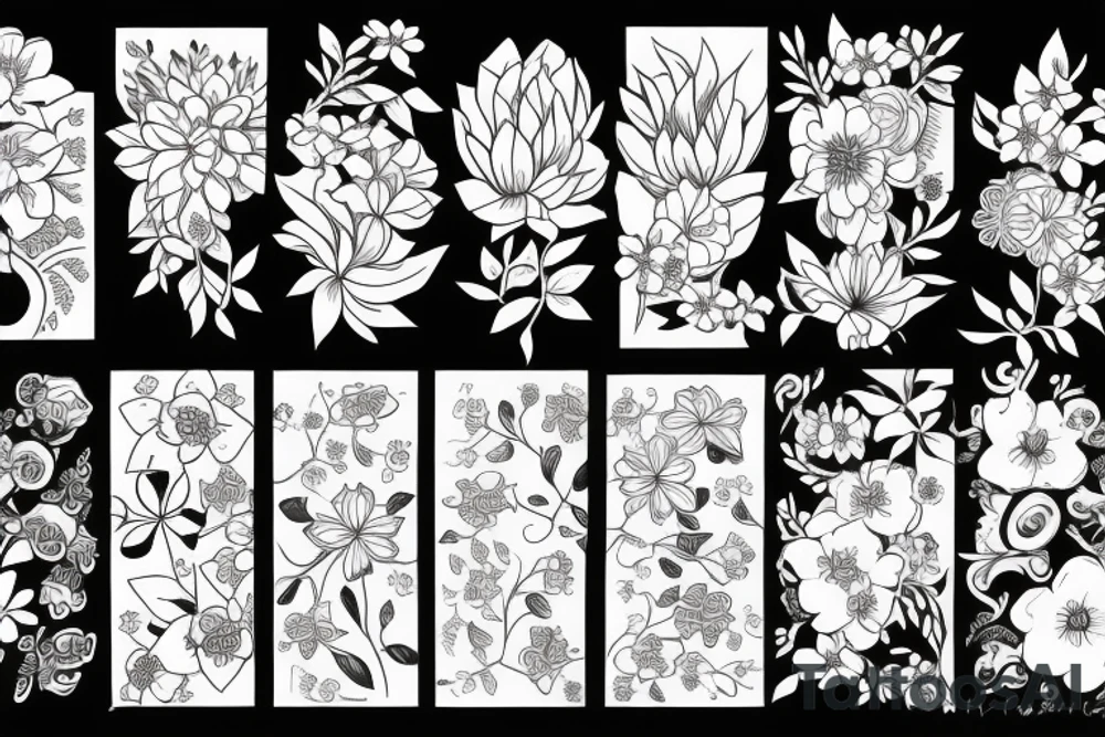 flower tattoo idea