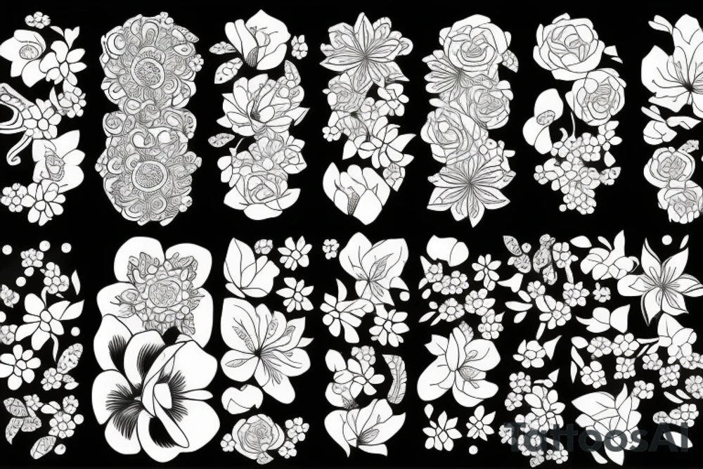 flower tattoo idea